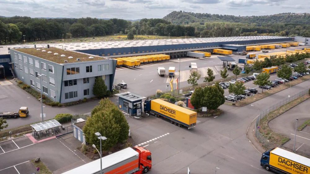 Dachser Logistikzentrum aus der Luft